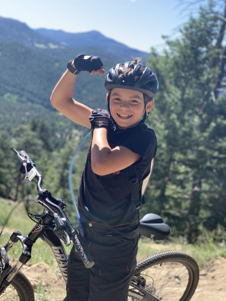 Izak loves the challenge of mountain biking. Izak loves the challenge of mountain biking.