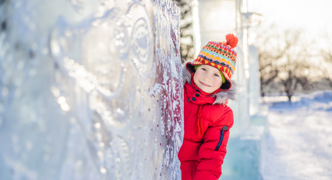 girl near ice
